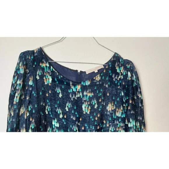 VANESSA BRUNO SILK BLEND FLORAL SEQUIN SHIFT DRESS 40 -6/8 - Picture 4 of 8